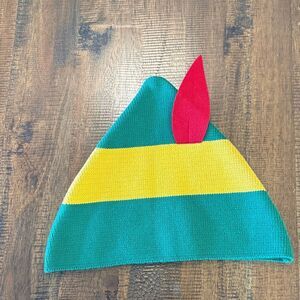 Hanna Andersson Elf Hat Green and Yellow